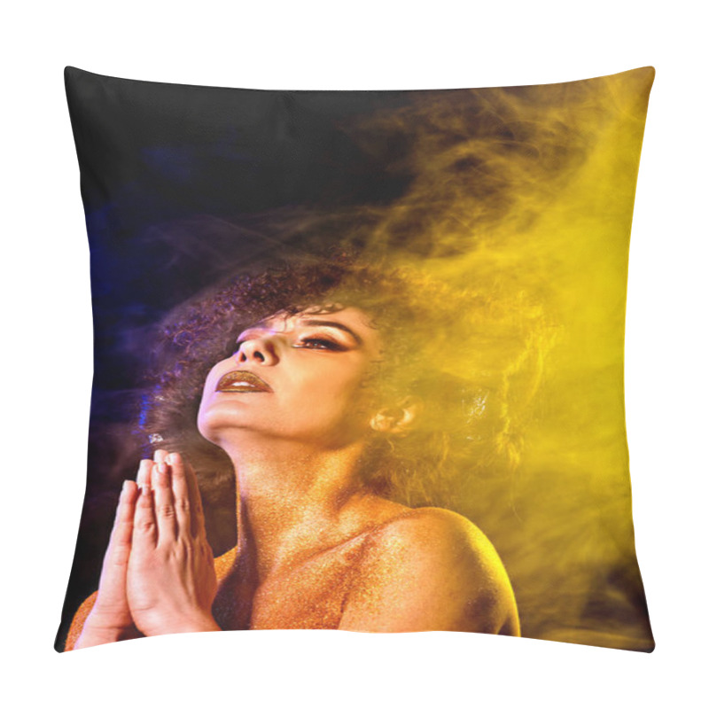 Personality  Soul Body Woman Studies Esotericism And Out-of-body Travel. Pillow Covers