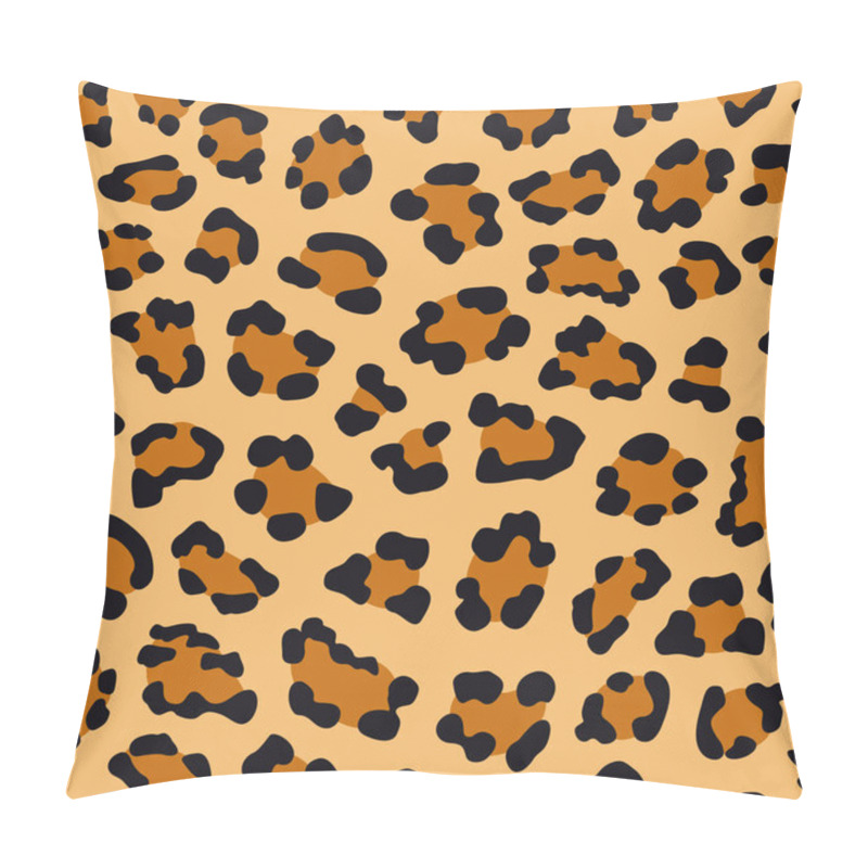 Personality  Leopard Seamless Pattern, Leopard Spots Pattern, Leopard Print, Leopard Skin. Animal Print, Animal Spots. Good For Wallpaper, Fabric, Fashion, Coat, Textile, Background, Etc. Pillow Covers