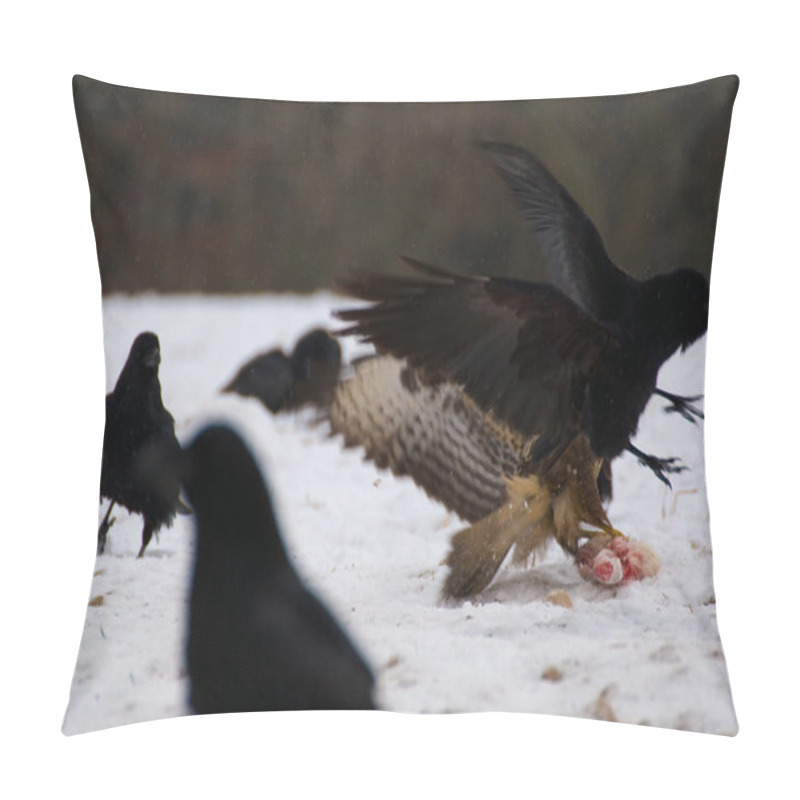 Personality  Buzzard And Ravens Pillow Covers