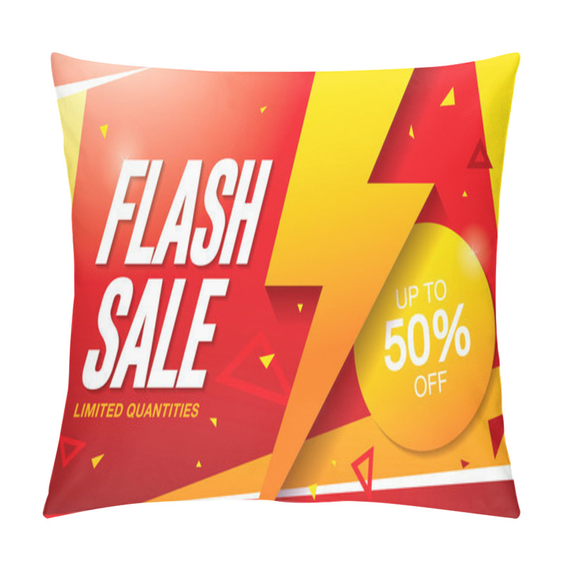 Personality  Flash Sale  Banner Template  Pillow Covers