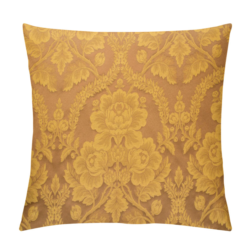 Personality  Yellow Bouquets Of Flowers On A Beautiful Shiny Fabric Pillow Covers