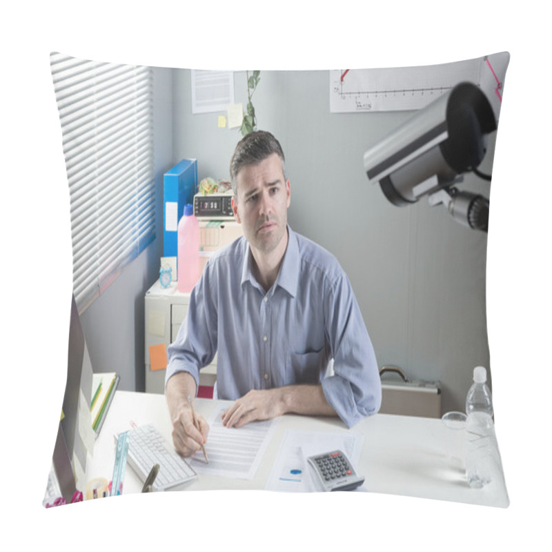 Personality  The Boss Is Watching You Pillow Covers