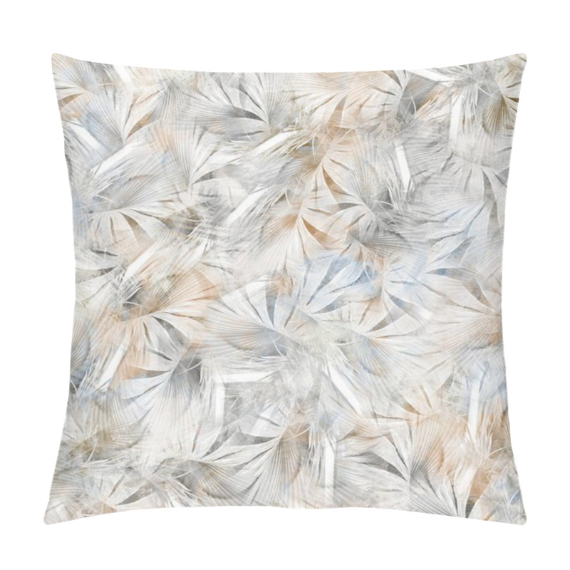 Personality  Seamless Neutral And White Grungy Classic Abstract Surface Pattern Design For Print. Pillow Covers