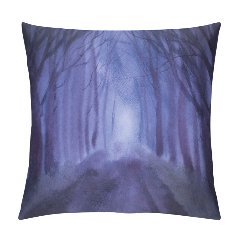 Personality  Twilight Trees And Road Pillow Covers