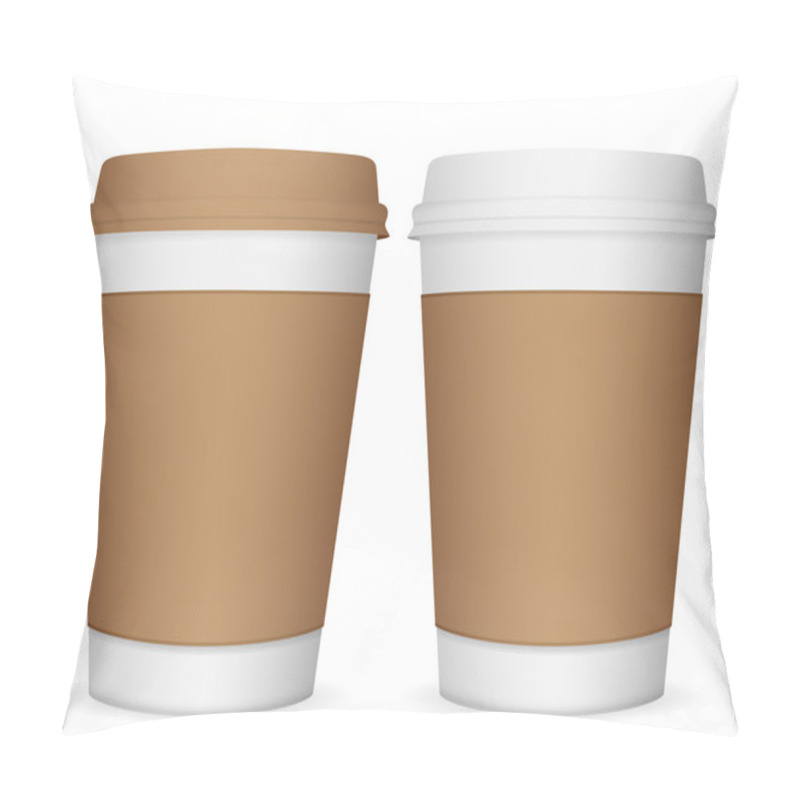 Personality  Paper Coffee Cups Pillow Covers