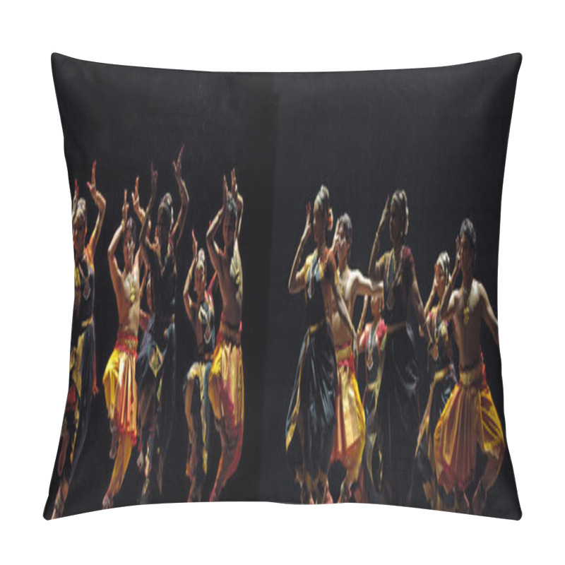 Personality  Indian Bharatanatyam Folk Dance Pillow Covers