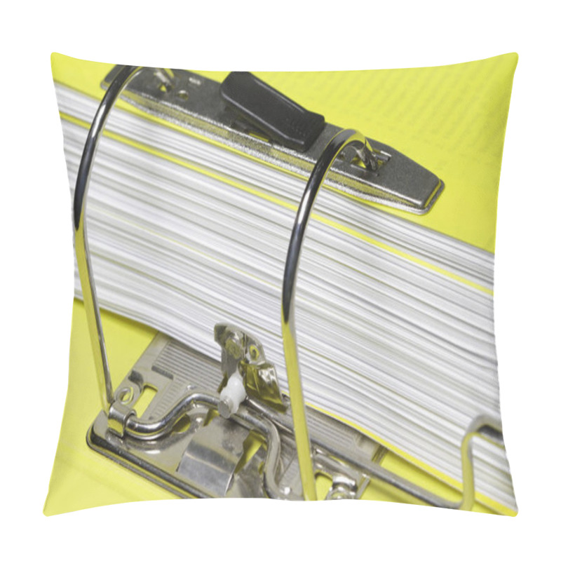 Personality  Archive Folders On Shelf, Close Up   Pillow Covers