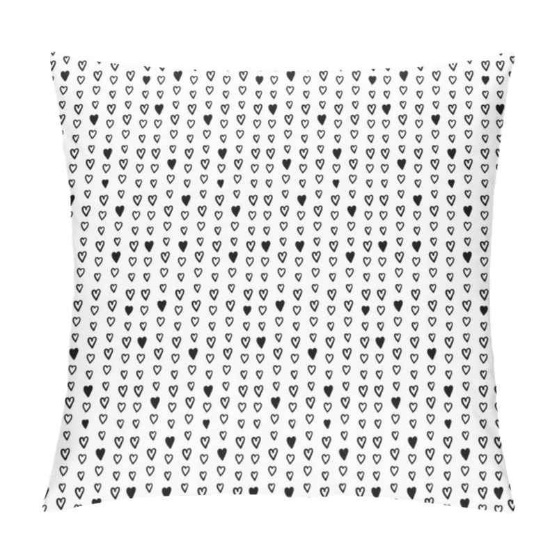 Personality  Decorative Seamless Hearts Pattern Pillow Covers