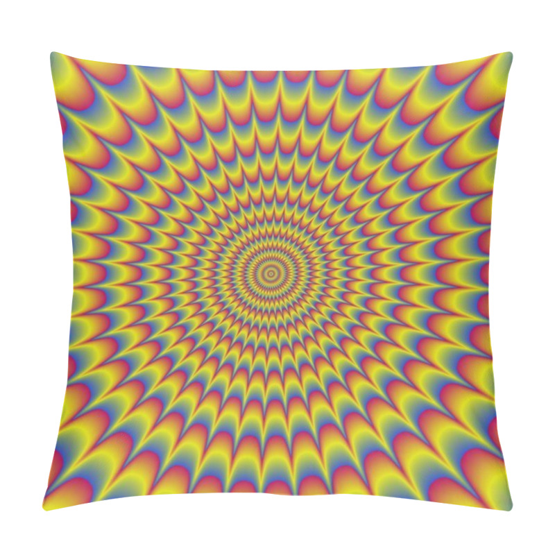 Personality  Psycho Floral Pattern Generated Texture Pillow Covers