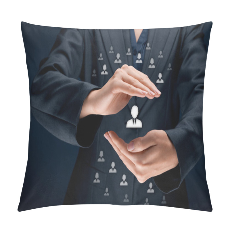 Personality  Patron And Leader Concept Pillow Covers