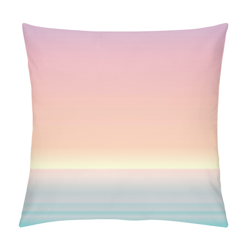 Personality  Vanilla Ocean Background Gradient Pillow Covers