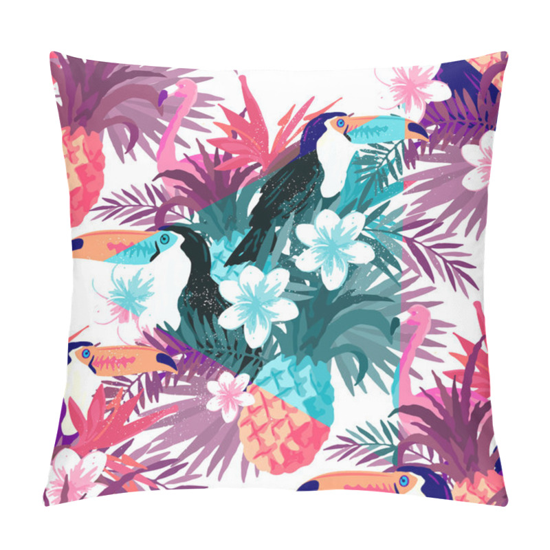 Personality  Seamless Tropical Abstract Background  Pillow Covers