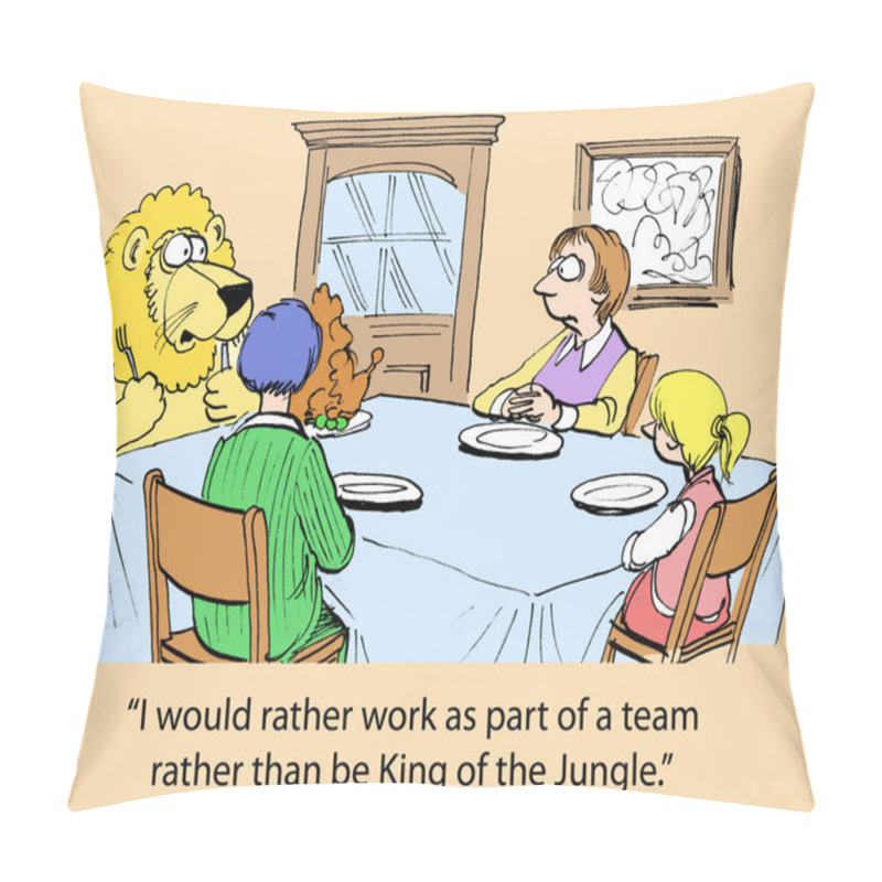 Personality  Lion Team Pillow Covers