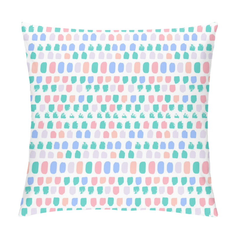 Personality  Vector Seamless Pattern. Geometric Ornament. Cute Spot Backgroun Pillow Covers