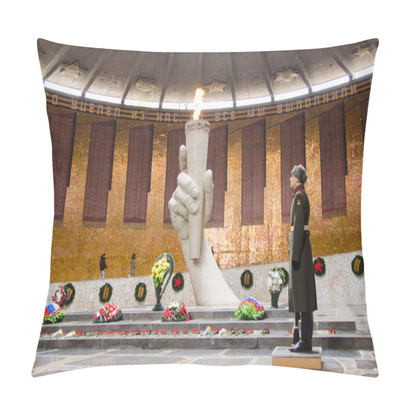 Personality  View Of The Hall Of Military Glory, Honor Guard And The Eternal Flame In The Historical-memorial Complex 