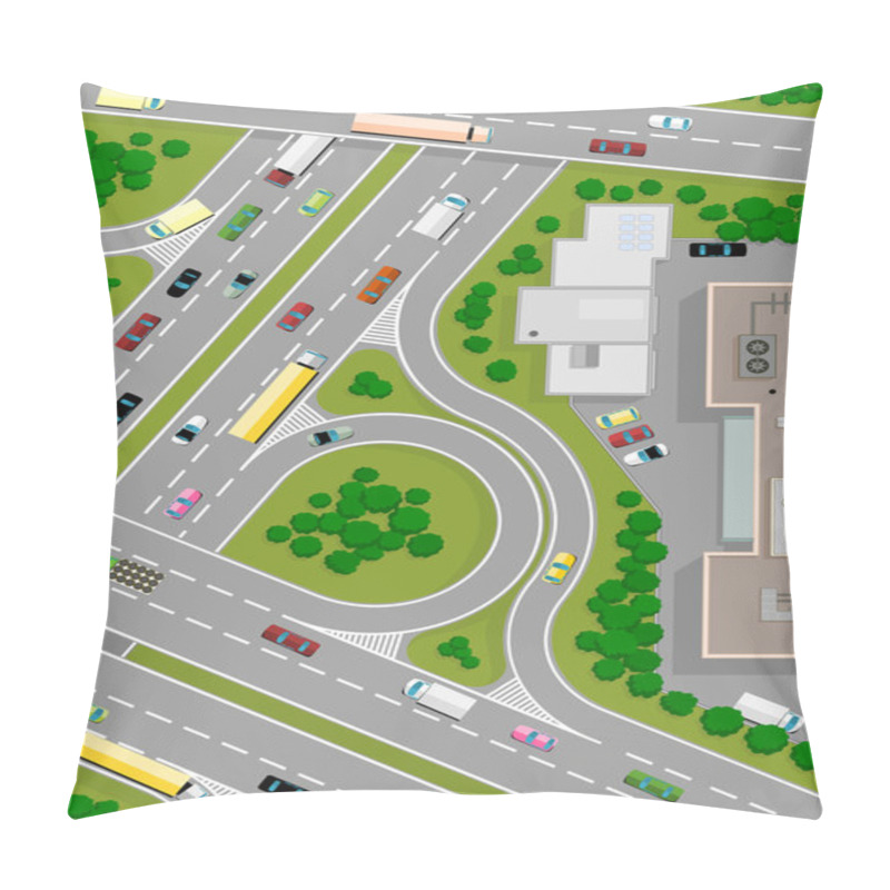 Personality  Highway Intersection Pillow Covers