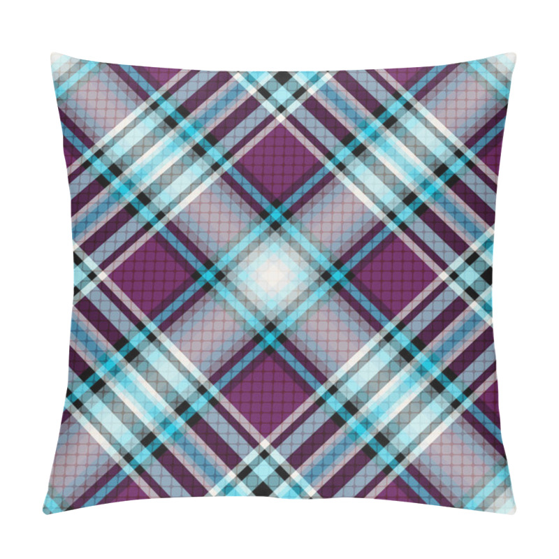 Personality  Repeating Blue-violet Pattern Pillow Covers