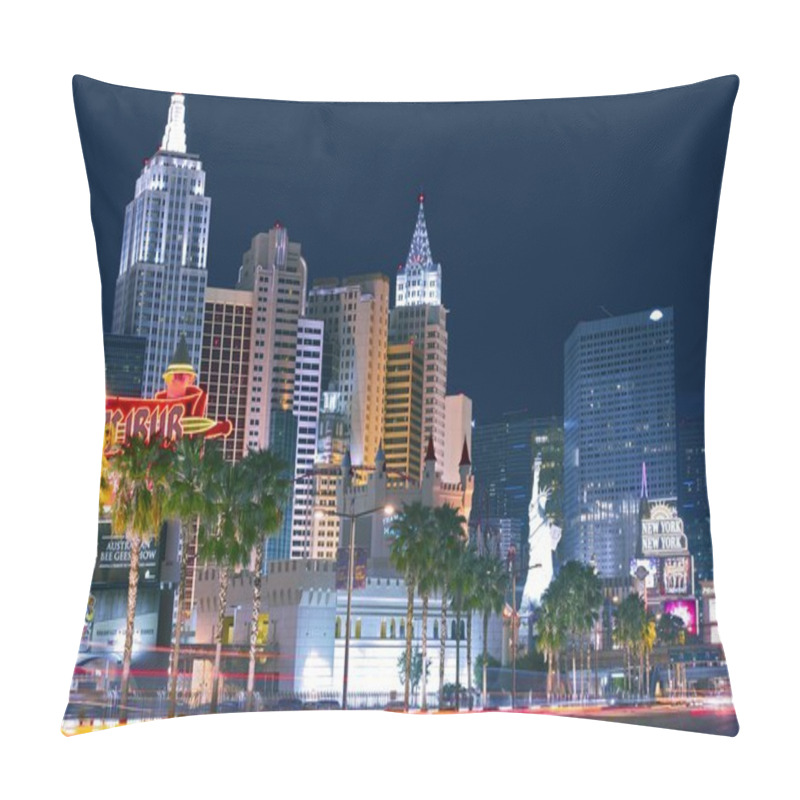 Personality  Las Vegas Strip At Night Pillow Covers