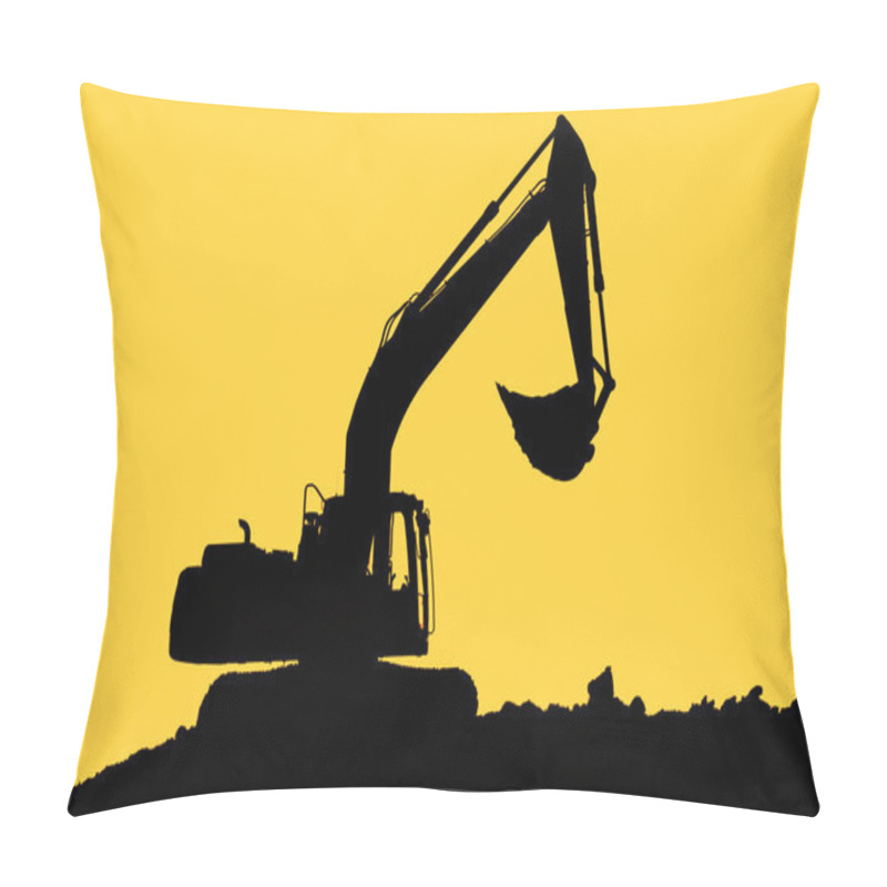 Personality  Excavator Pillow Covers