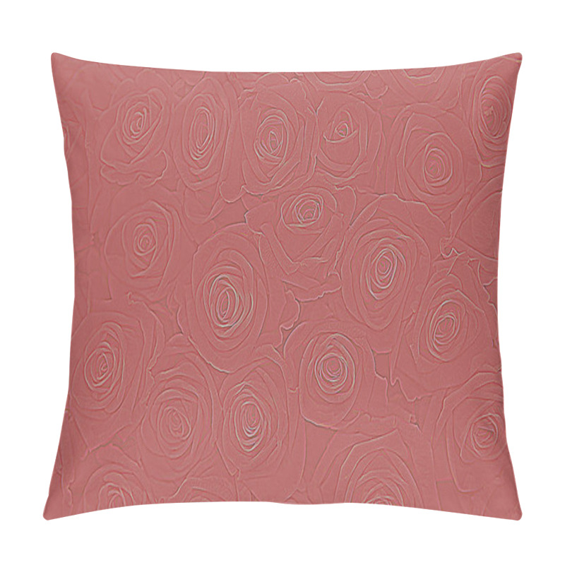 Personality  Graphic Pattern Of Rose Petals. Pillow Covers