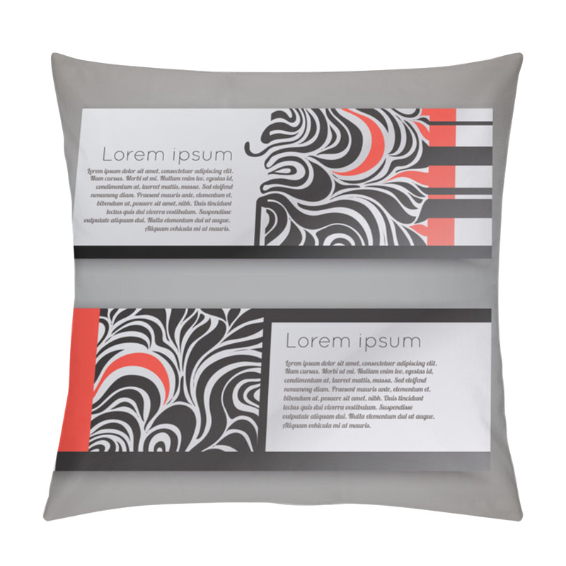 Personality  Template For Business Card Pillow Covers