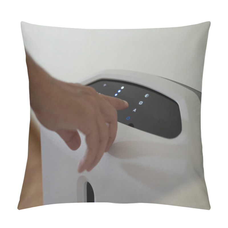 Personality  Air Purifier In Bed Room. Air Cleaner Removing Fine Dust In Hous Pillow Covers