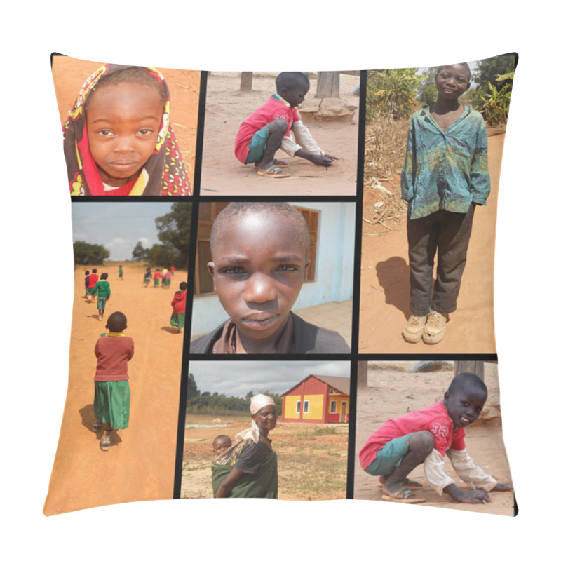 Personality  Smile For Africa - Moments Of Everyday Life Of African Children Pillow Covers