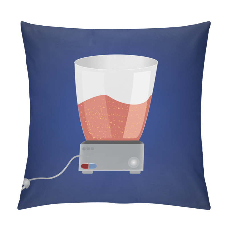 Personality  Food Processor Vector. Vector Illustration. Pillow Covers