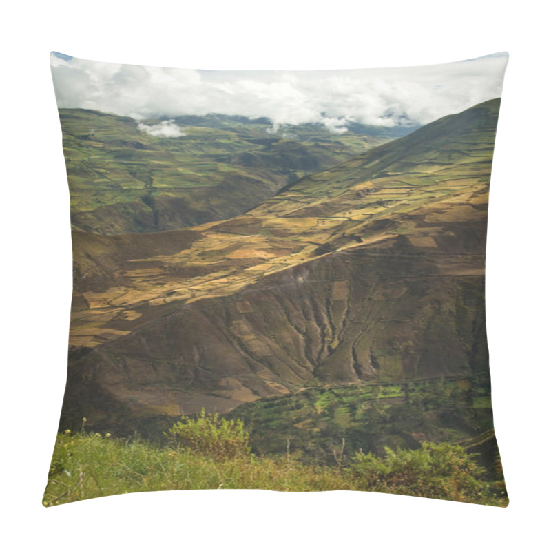 Personality  Beautiful Andean City Of Canar In Azogues Ecuador Pillow Covers