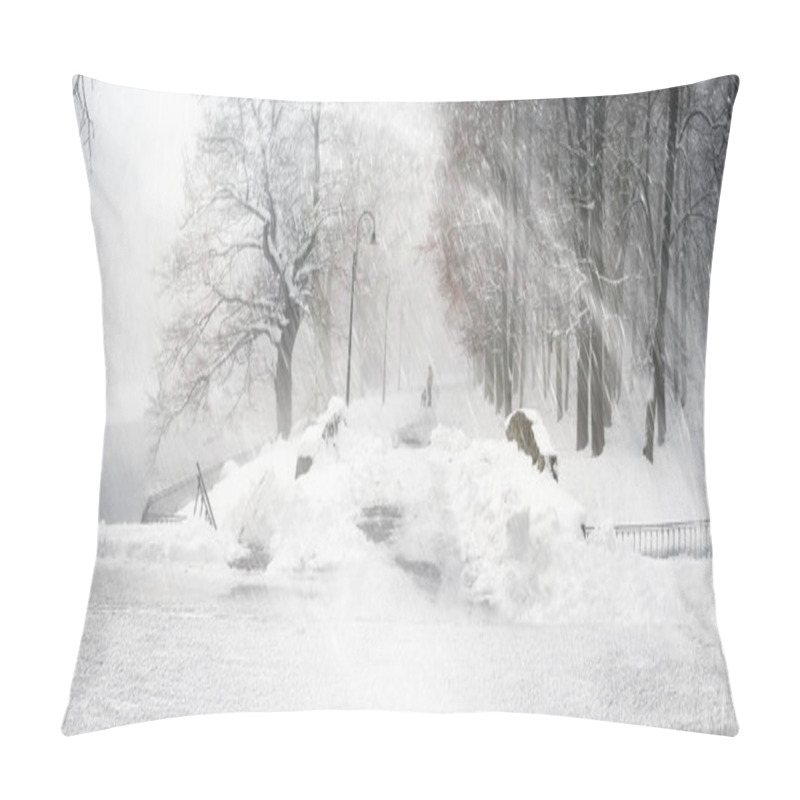 Personality  Walking The Dog In The Fog Pillow Covers