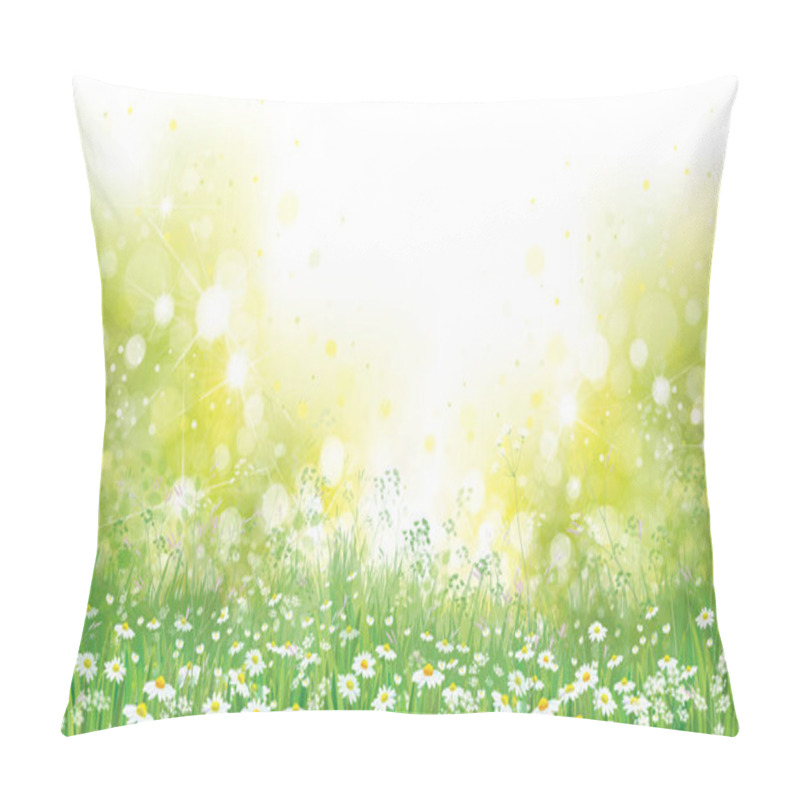 Personality  Blossoming Flowers Field Pillow Covers