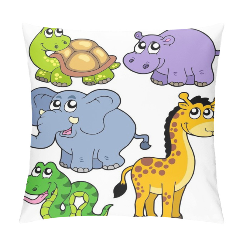 Personality  African Animals Collection 4 Pillow Covers