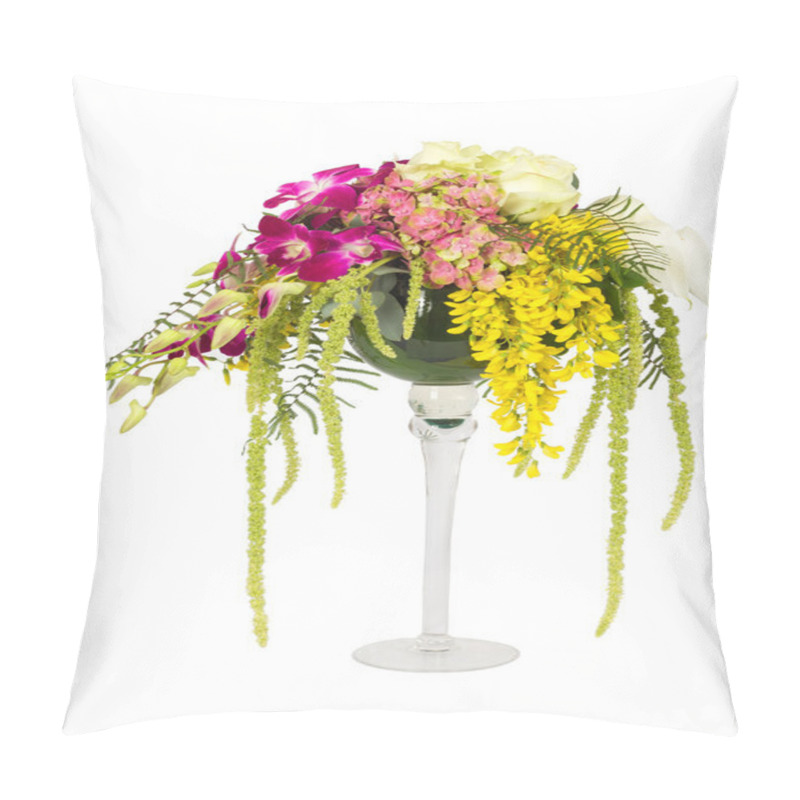 Personality  Colourfull Floral Arrangement Pillow Covers