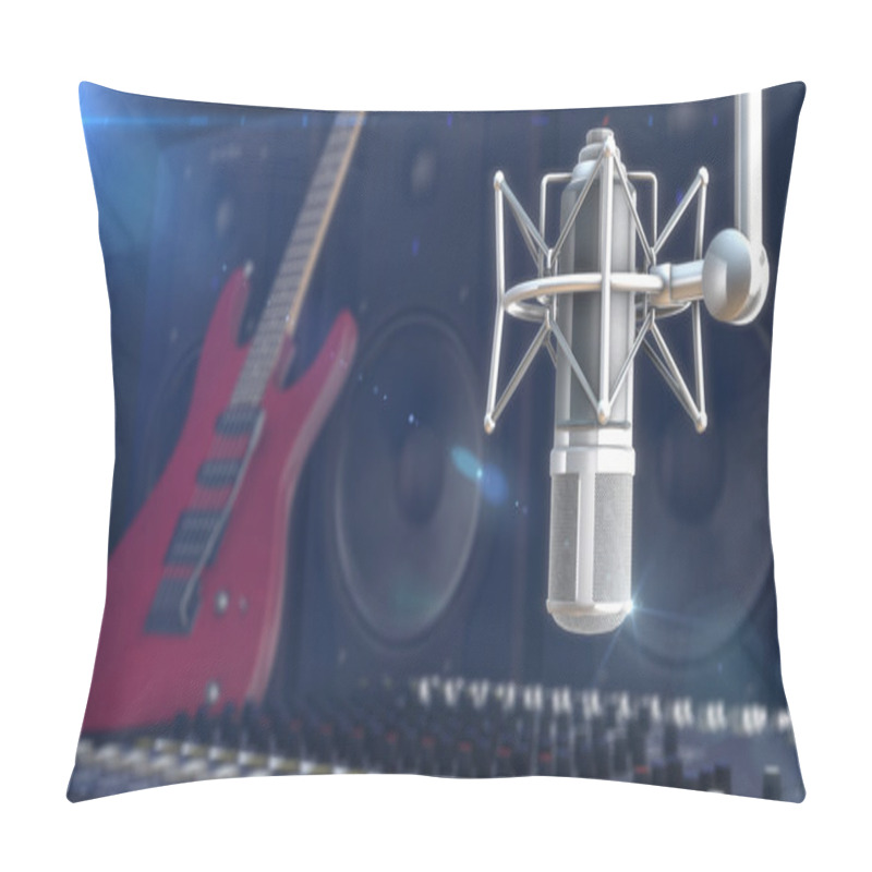 Personality  Retro Style Microphone Pillow Covers