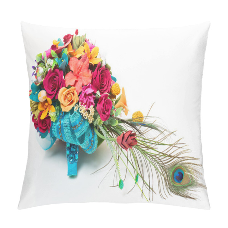 Personality  Oriental Wedding Bouquet Pillow Covers