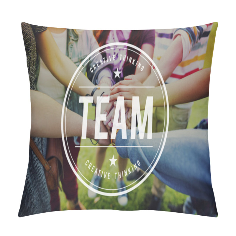 Personality  Team Building Collaboration Concept Pillow Covers