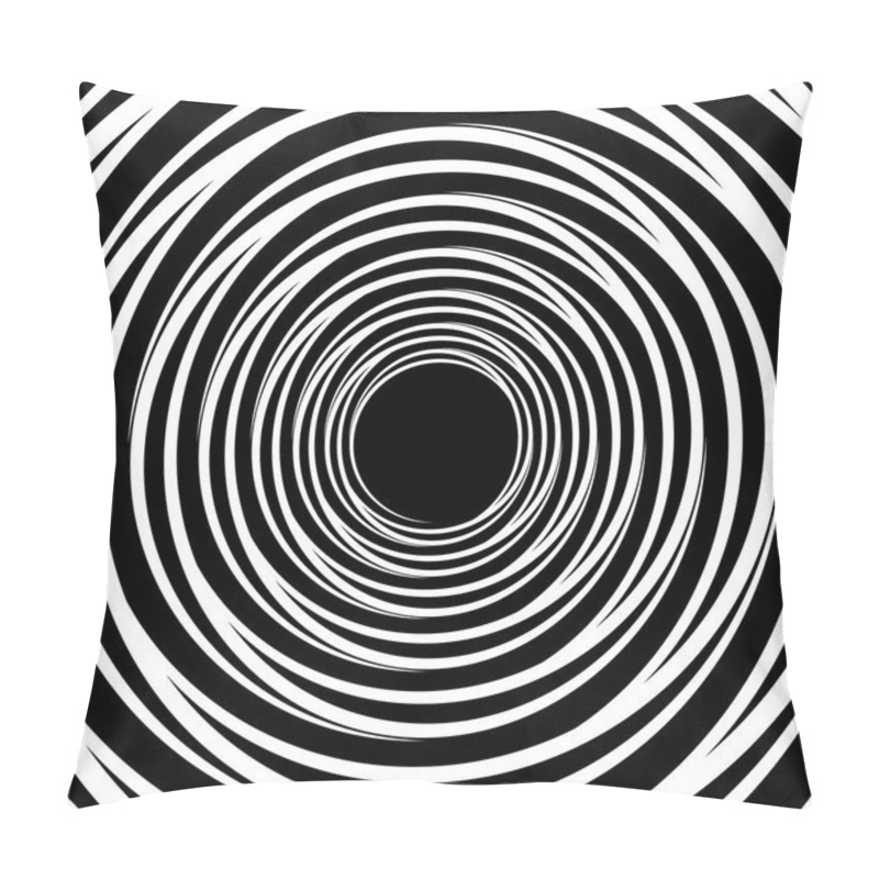 Personality  Geometric Spiral Circlespattern   Pillow Covers