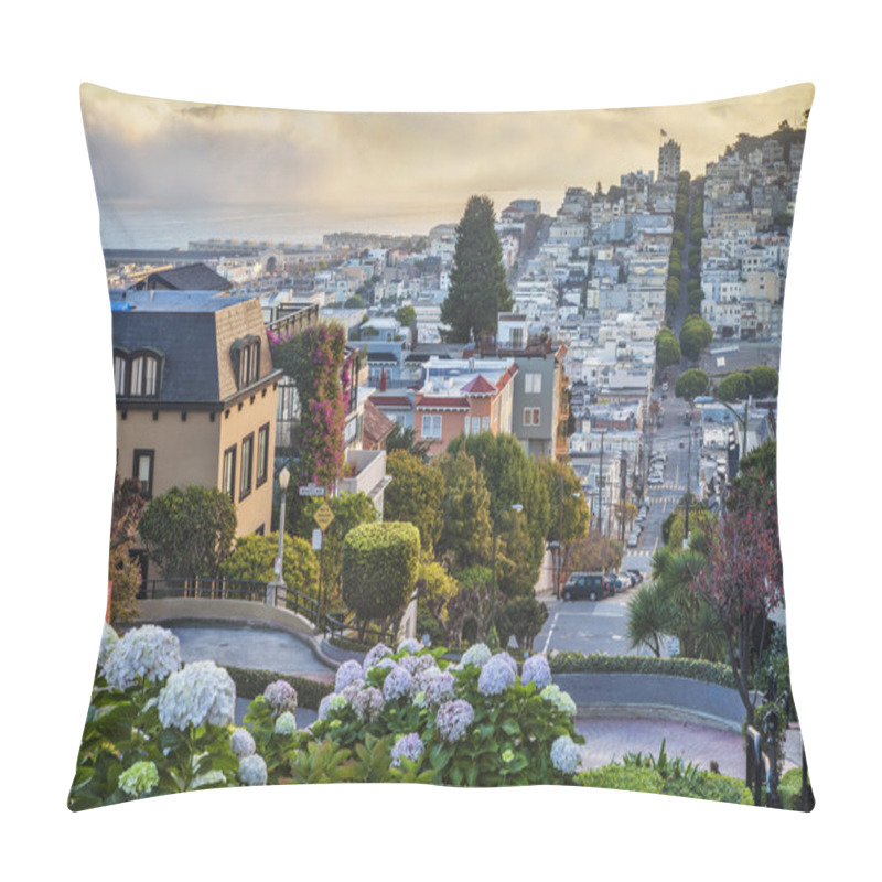 Personality  Early Morning In San Francisco Pillow Covers