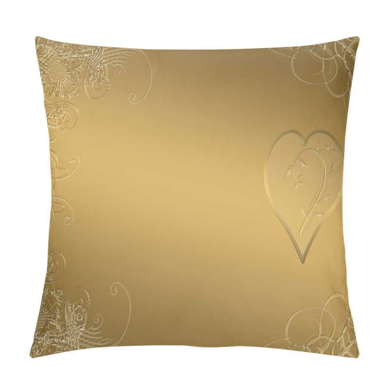 Personality  Arabesque Design With Love Heart Pillow Covers