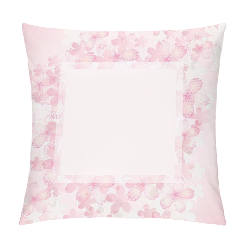 Personality  Background Of Cherry Blossom Silhouette Pillow Covers