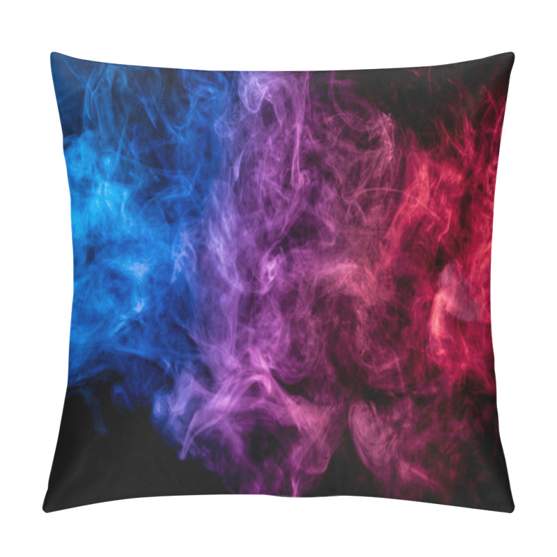 Personality  Background From The Smoke Of Vape Pillow Covers