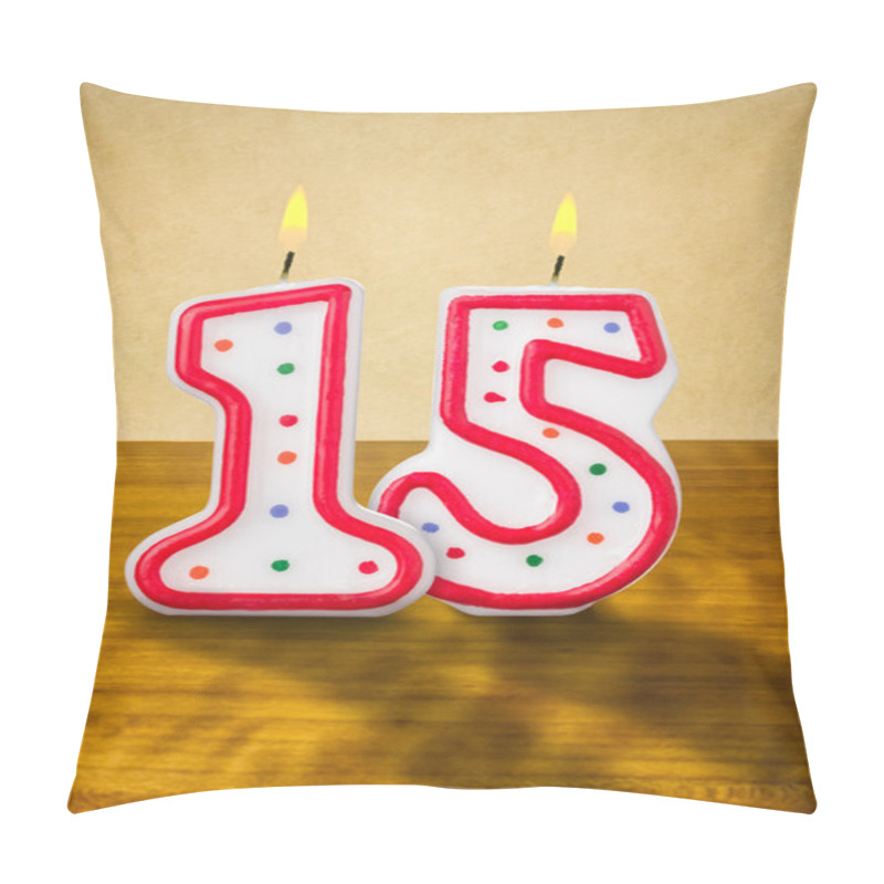 Personality  Burning Birthday Candle Pillow Covers