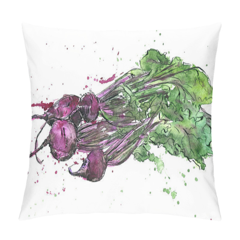 Personality  Hand Drawn Beets Pillow Covers