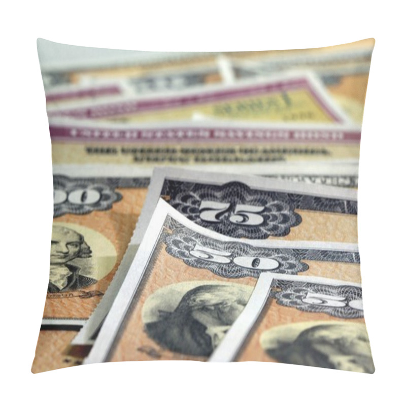 Personality  United States Savings Bonds Pillow Covers