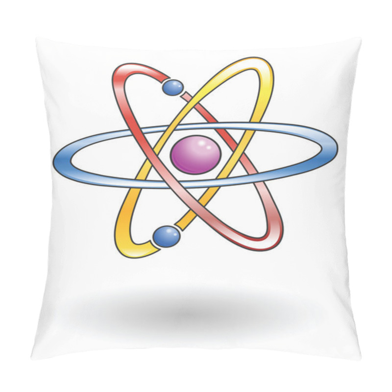 Personality  Atom Illustration Pillow Covers