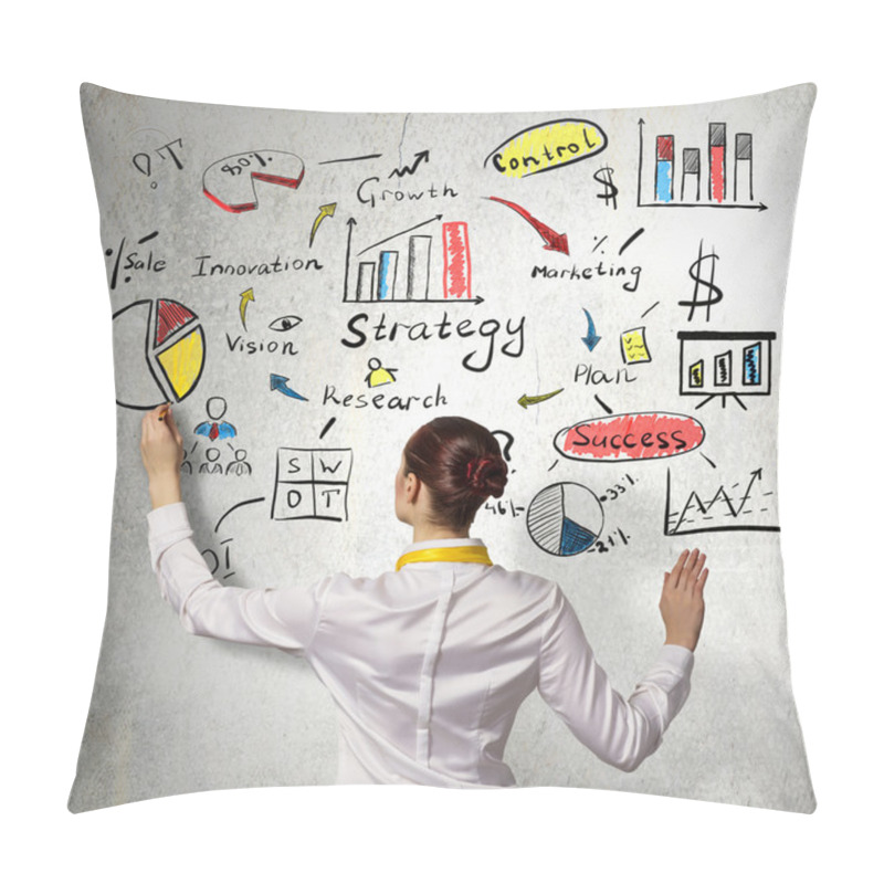 Personality  Her Marketing Strategy Pillow Covers