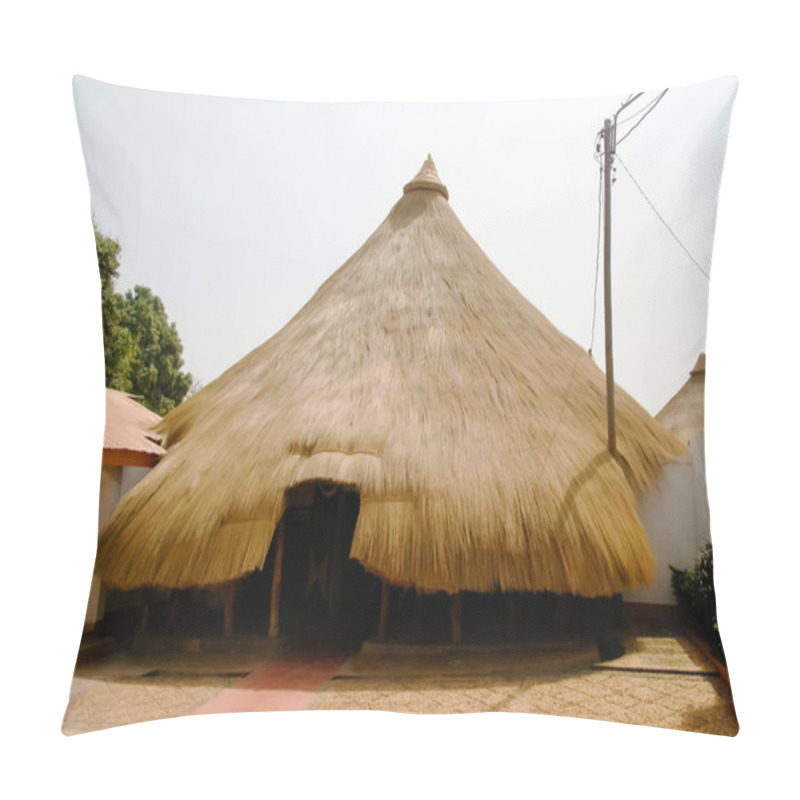 Personality  Exterior Of Cours Lamido Palace In Ngaoundere, Cameroon Pillow Covers