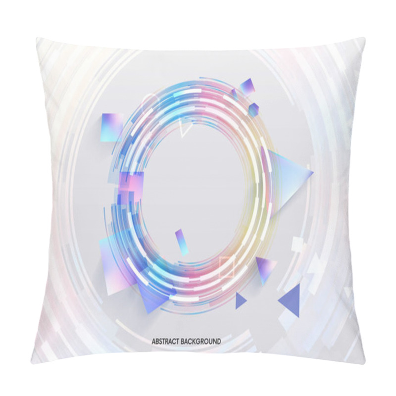 Personality  Creative Abstract Background.light Circles. Rounds. Concept Modern Template Layout. Geometric Shapes.trend Abstract For Web Design, Banner, Advertising.Vector Pillow Covers