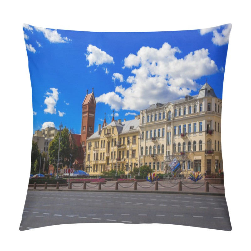 Personality  Minsk, Belarus, Independence Square Pillow Covers