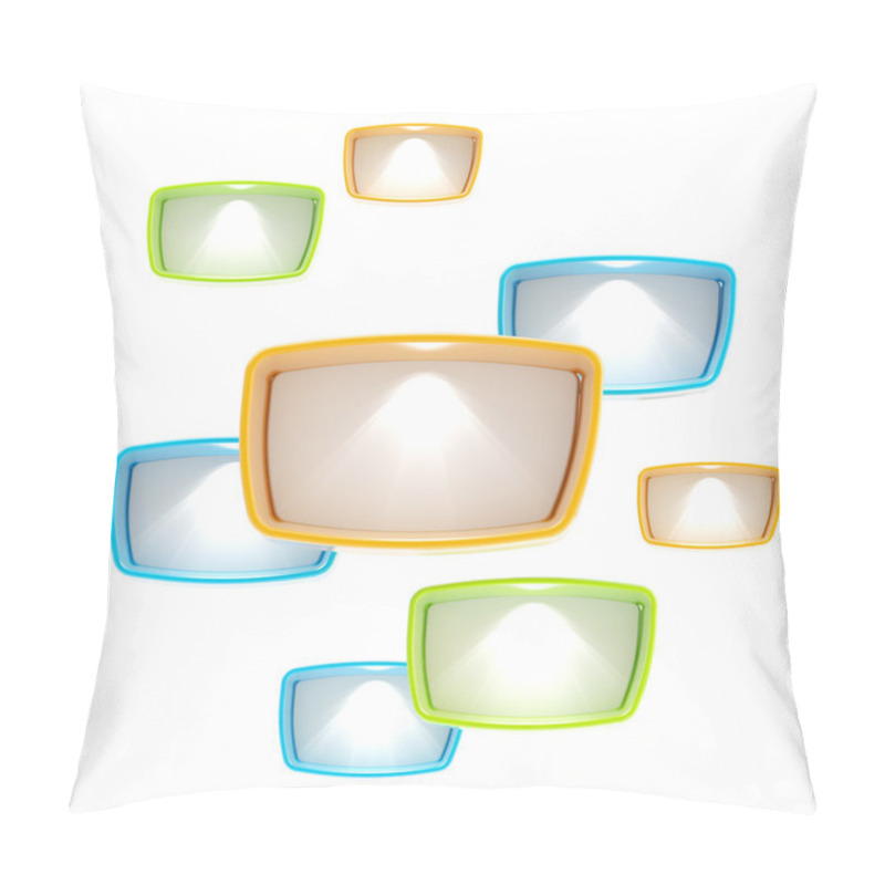 Personality  Lightboxes Copyspace Abstract Background Pillow Covers